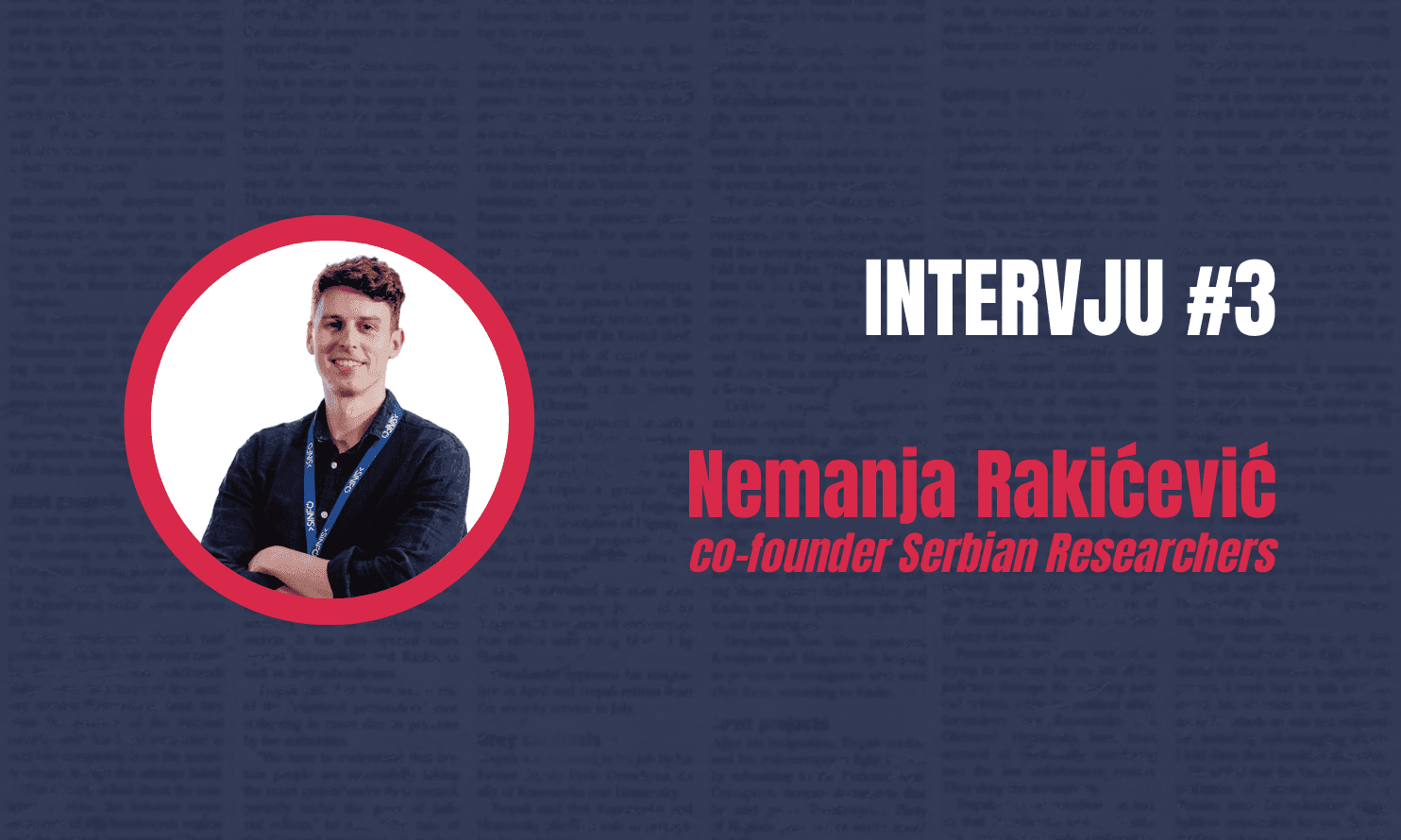 Nemanja Rakićević: Želimo da stvorimo snažnu mrežu srpskih naučnika koja aktivno doprinosi globalnoj naučnoj zajednici!